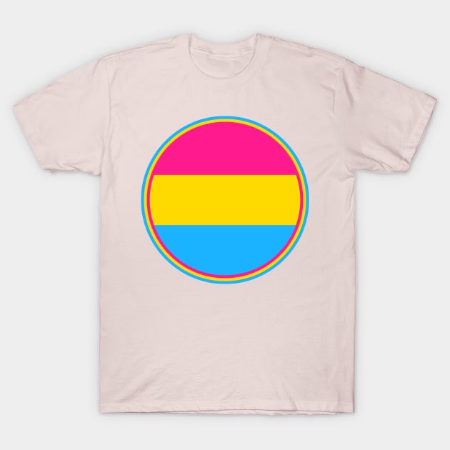 Pan Pride Circle T-Shirt by ConnerDavis